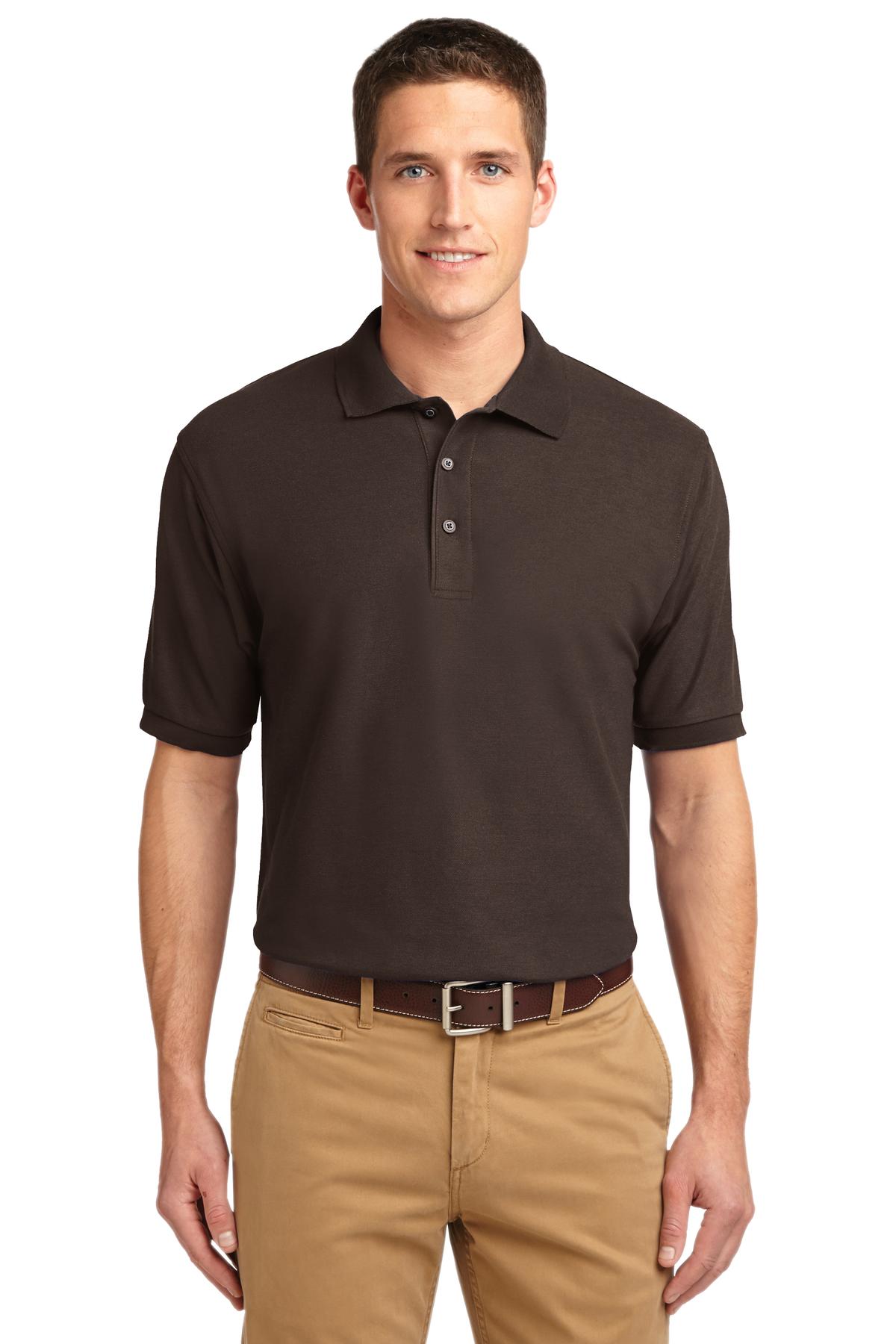Port Authority Silk Touch Polo K500 Coffee Bean
