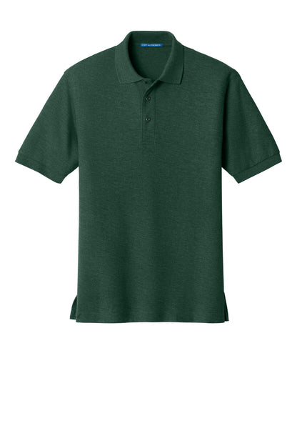 Port Authority Extended Size Silk Touch Polo K500ES Dark Green