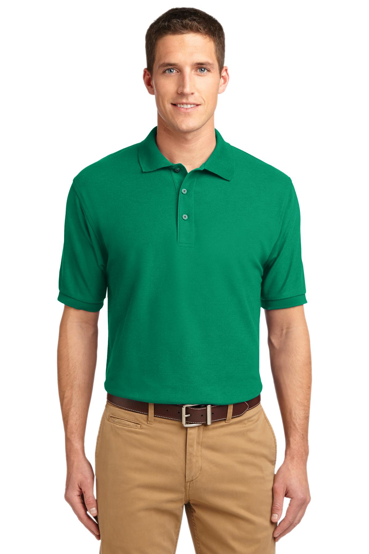 Port Authority Silk Touch Polo K500 Kelly Green