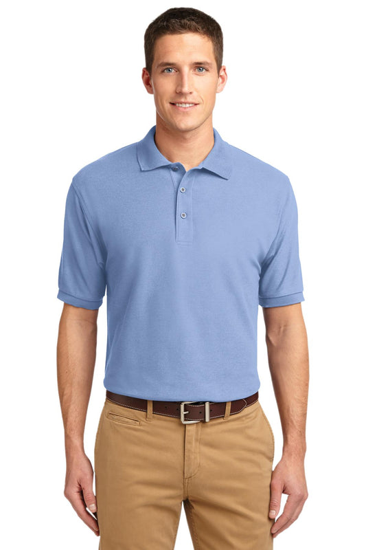 Port Authority Silk Touch Polo K500 Light Blue
