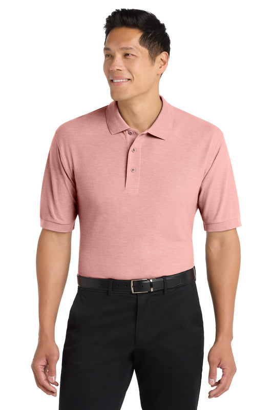 Port Authority Silk Touch Polo K500 Light Pink