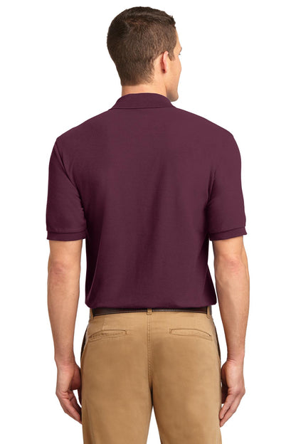 Port Authority Silk Touch Polo K500 Maroon