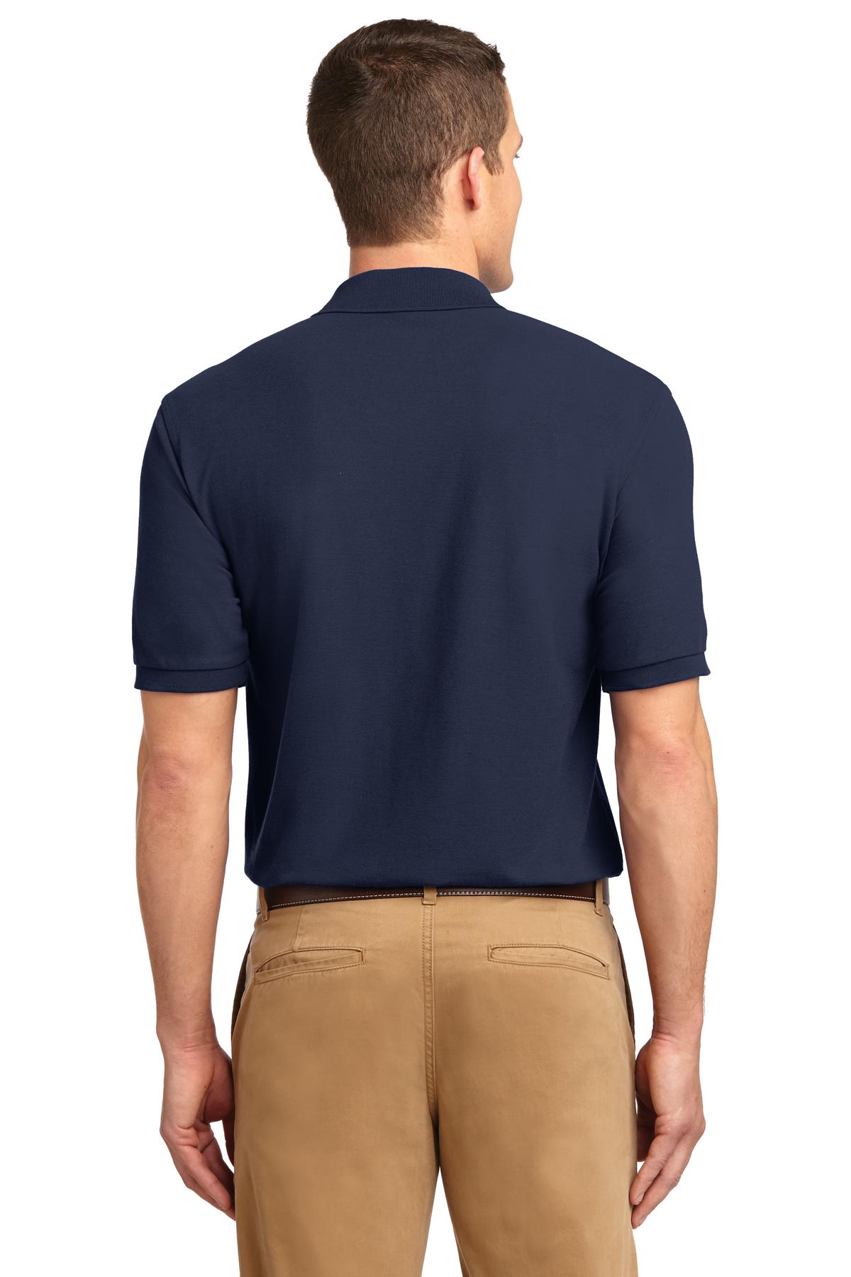 Port Authority Extended Size Silk Touch Polo K500ES Navy