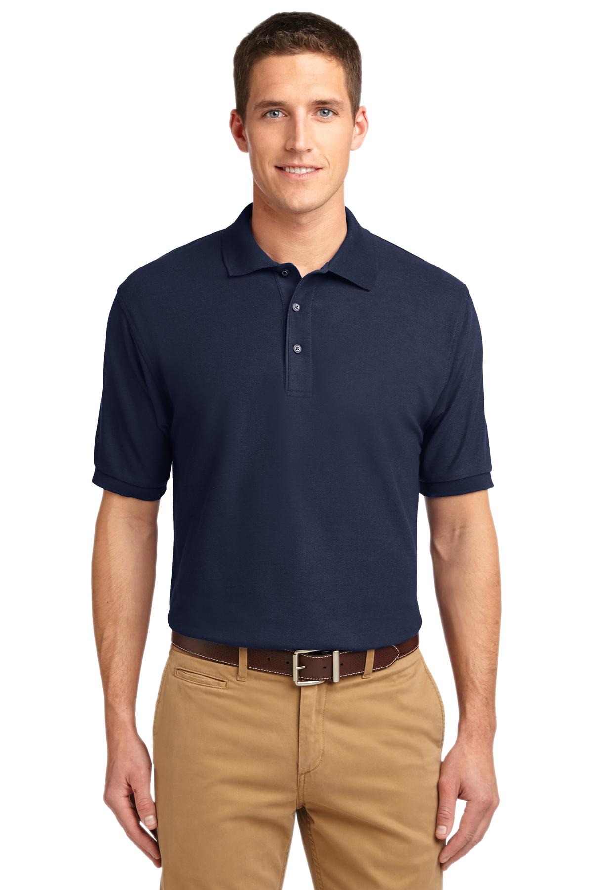 Port Authority Silk Touch Polo K500 Navy