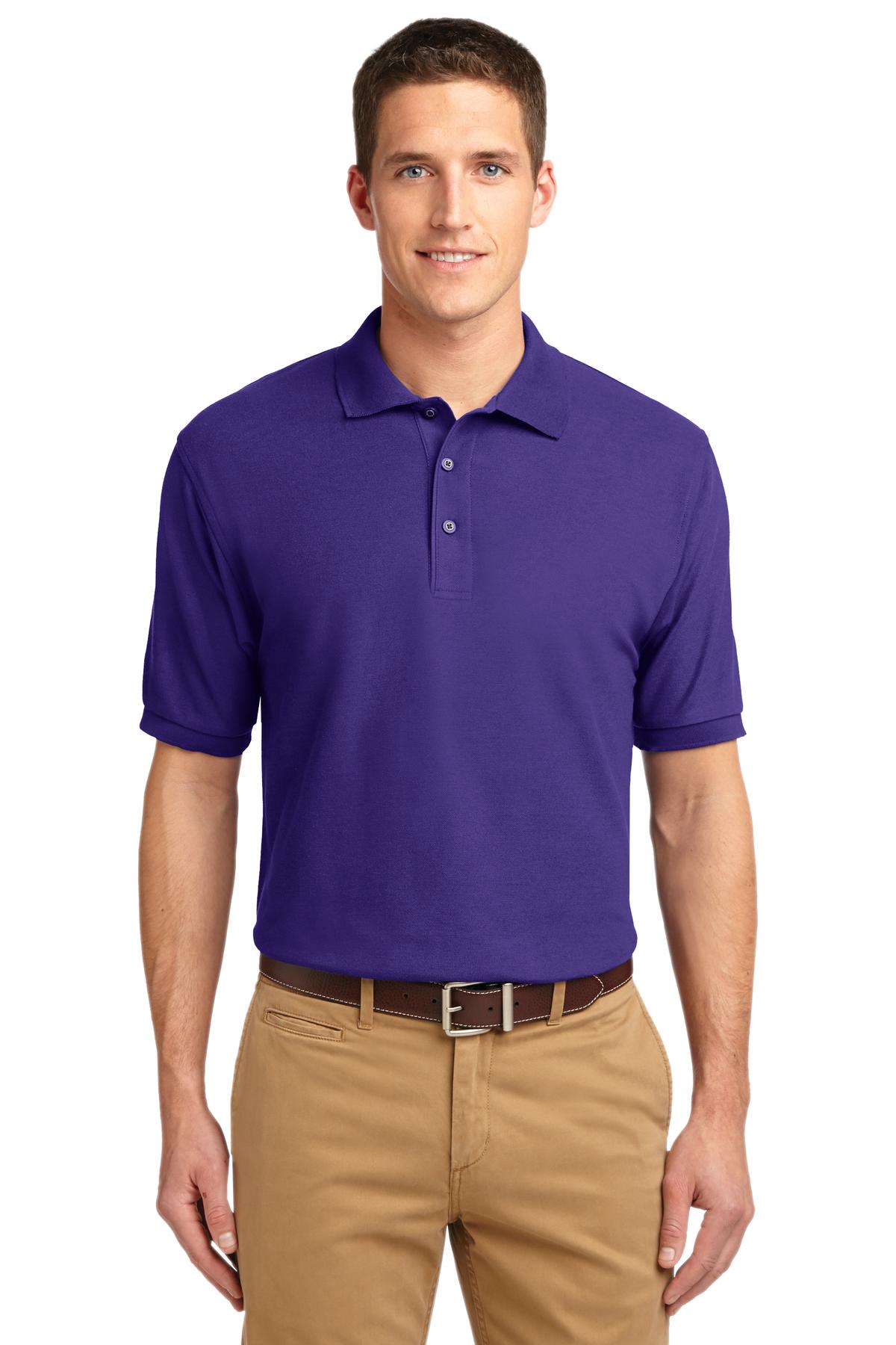 Port Authority Silk Touch Polo K500 Purple
