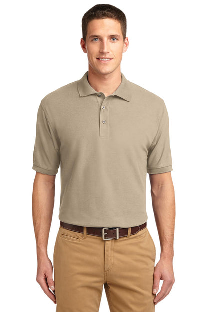 Port Authority Extended Size Silk Touch Polo K500ES Stone