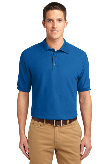 Port Authority Extended Size Silk Touch Polo K500ES Strong Blue