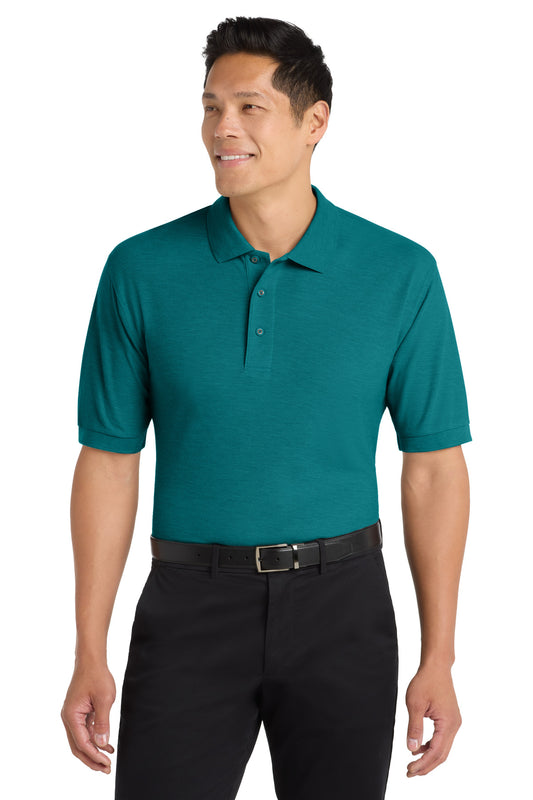 Port Authority Silk Touch Polo K500 Teal Green