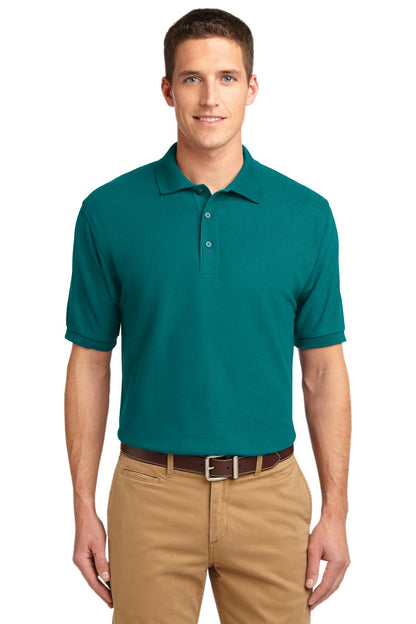 Port Authority Silk Touch Polo K500 Teal Green