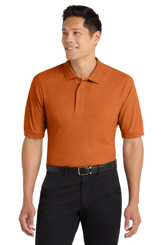 Port Authority Silk Touch Polo K500 Texas Orange