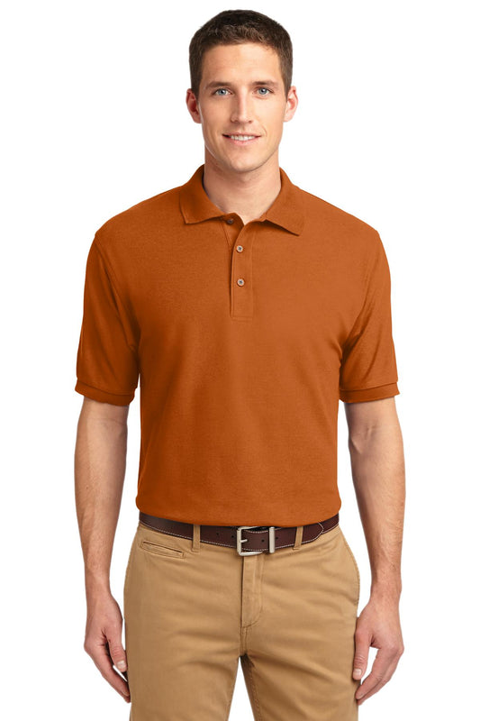 Port Authority Silk Touch Polo K500 Texas Orange
