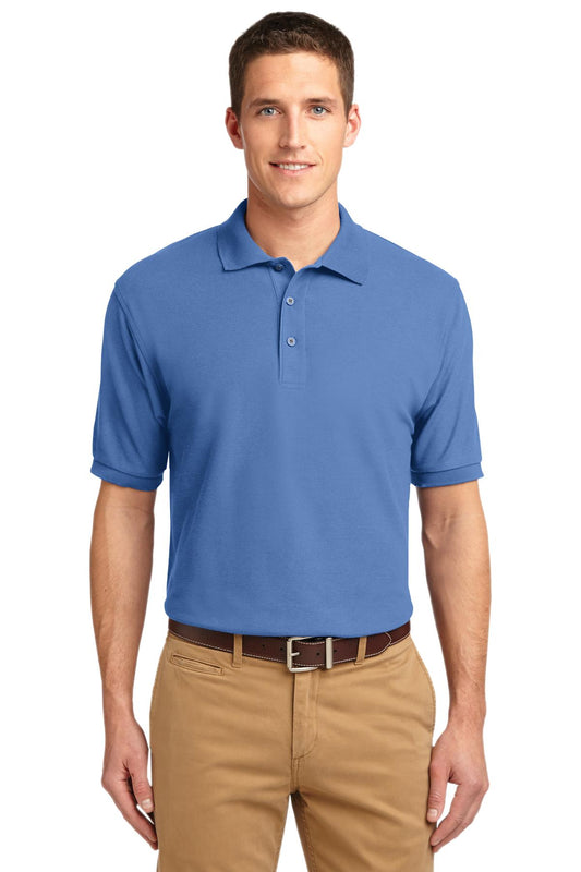 Port Authority Extended Size Silk Touch Polo K500ES Ultramarine Blue