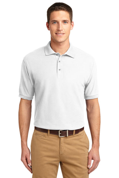 Port Authority Silk Touch Polo K500 White
