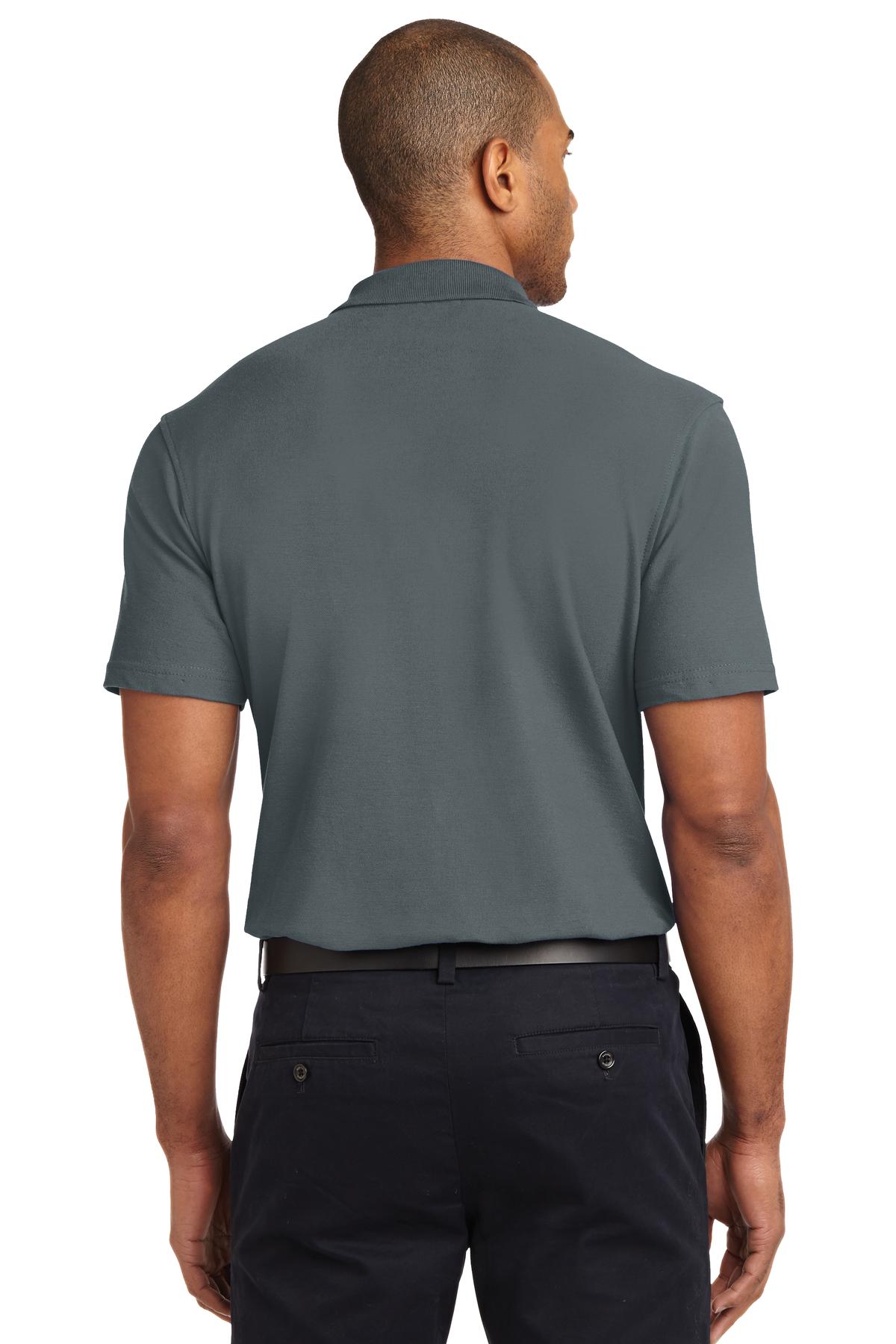 Port Authority Stain-Release Polo. K510 Steel Grey