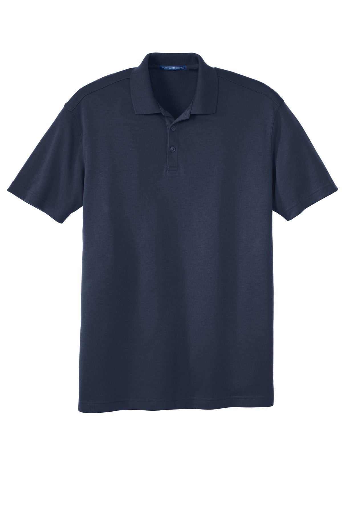 Port Authority Silk Touch Interlock Performance Polo. K5200 Navy