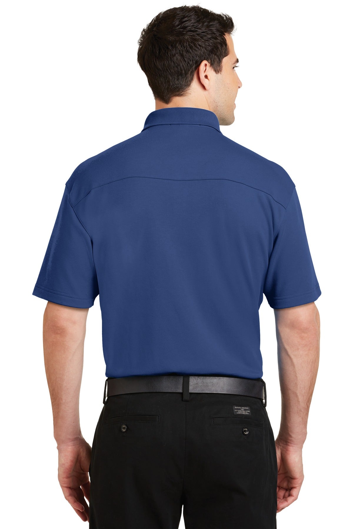 Port Authority Silk Touch Interlock Performance Polo. K5200 Royal