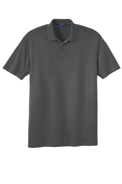 Port Authority Silk Touch Interlock Performance Polo. K5200 Sterling Grey
