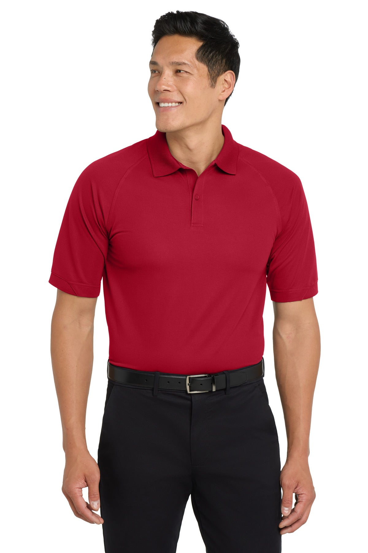 Port Authority Dry Zone Ottoman Polo K525 Engine Red