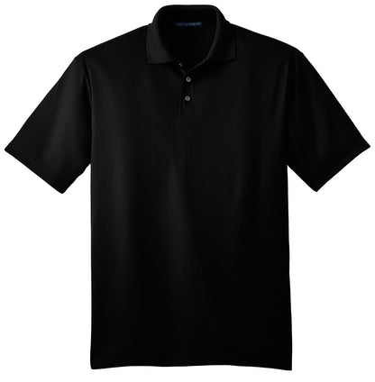 Port Authority Performance Fine Jacquard Polo. K528 Black