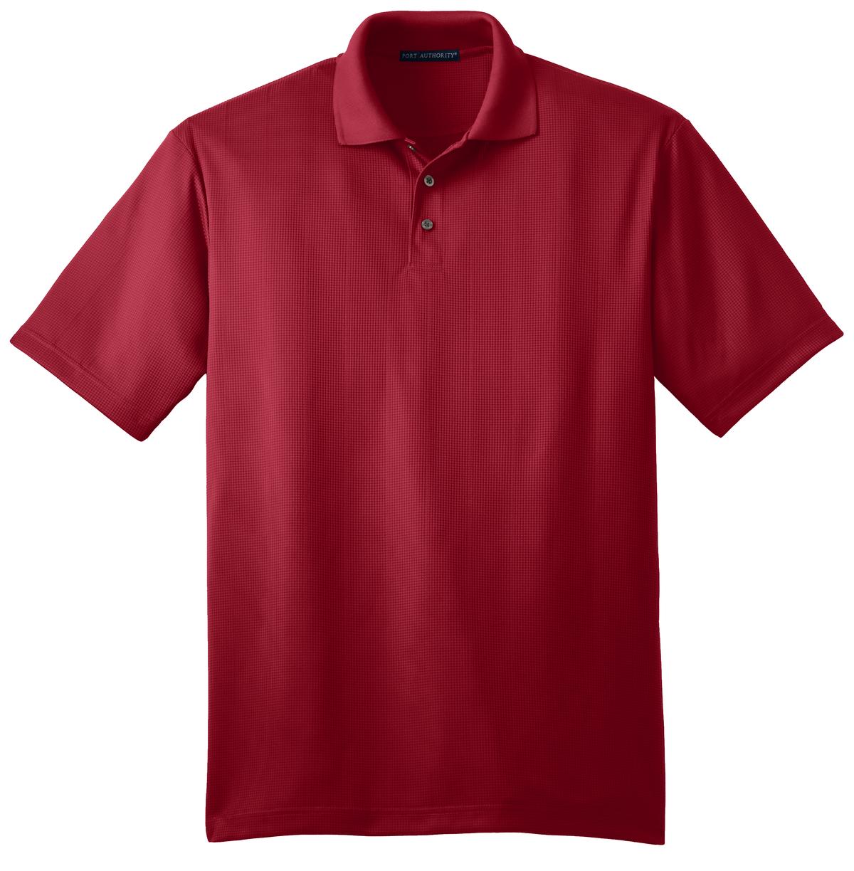 Port Authority Performance Fine Jacquard Polo. K528 Rich Red