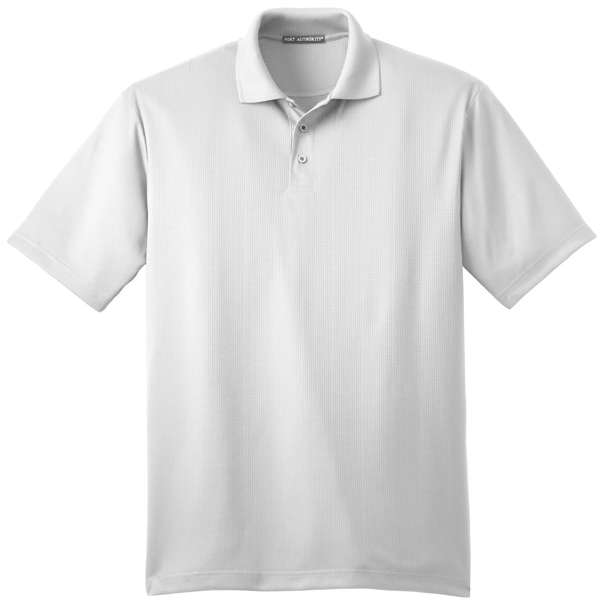 Port Authority Performance Fine Jacquard Polo. K528 White