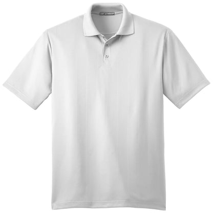Port Authority Performance Fine Jacquard Polo. K528 White