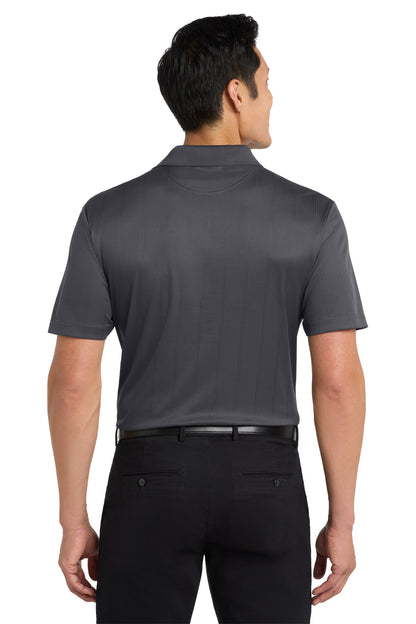 Port Authority Performance Fine Jacquard Polo. K528 Grey Smoke