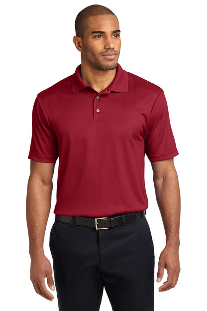 Port Authority Performance Fine Jacquard Polo. K528 Rich Red