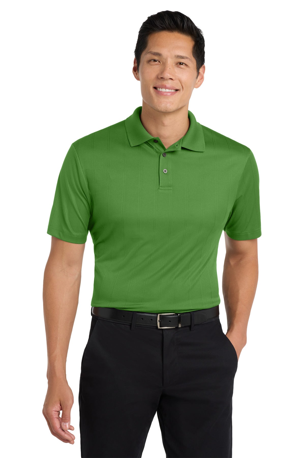 Port Authority Performance Fine Jacquard Polo K528 Vine Green