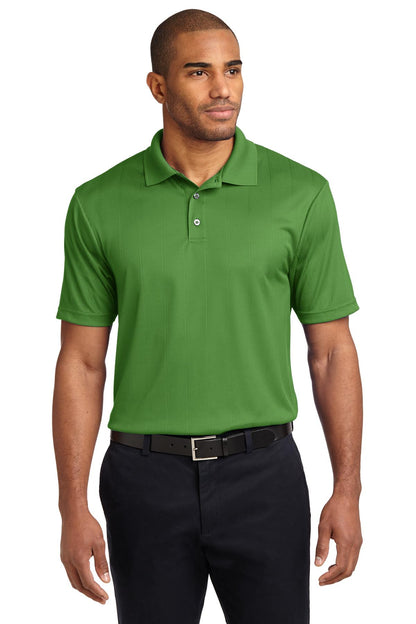 Port Authority Performance Fine Jacquard Polo. K528 Vine Green