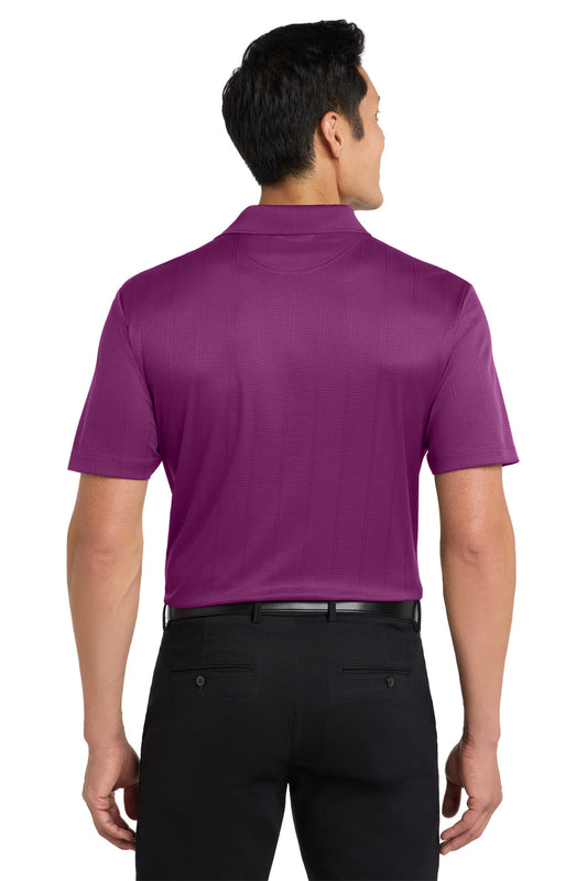Port Authority Performance Fine Jacquard Polo. K528 Violet Purple