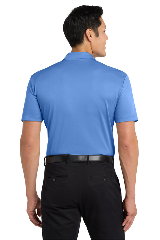 Port Authority Silk Touch Performance Pocket Polo. K540P Carolina Blue