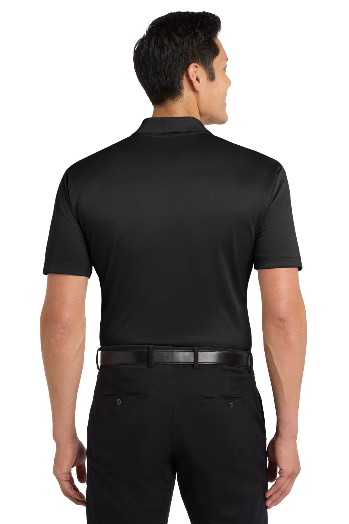 Port Authority Silk Touch Performance Polo. K540 Black