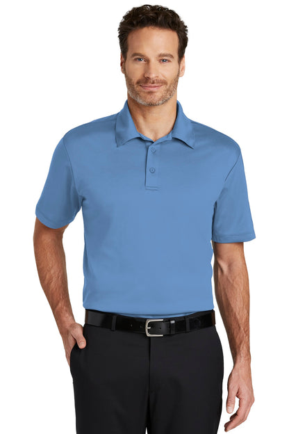 Port Authority Silk Touch Performance Polo. K540 Carolina Blue