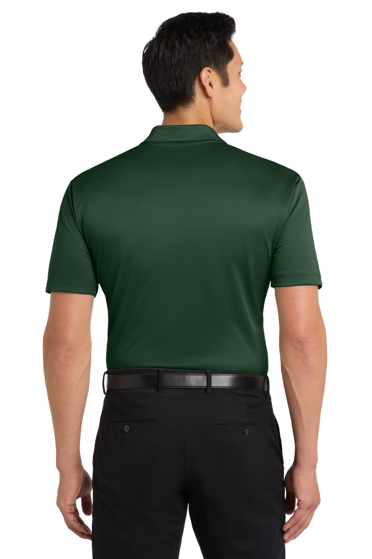 Port Authority Silk Touch Performance Polo. K540 Dark Green