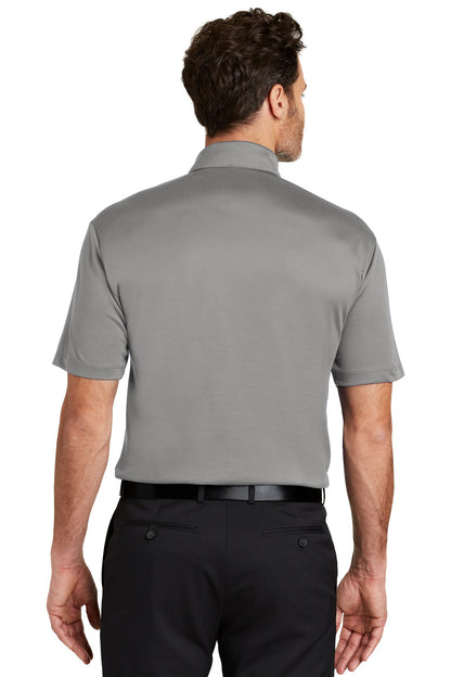 Port Authority Silk Touch Performance Polo. K540 Gusty Grey