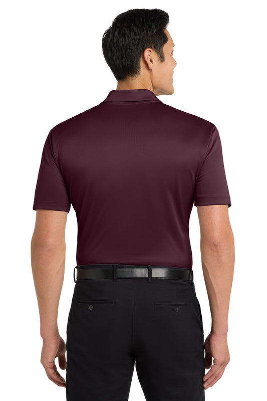 Port Authority Silk Touch Performance Polo. K540 Maroon