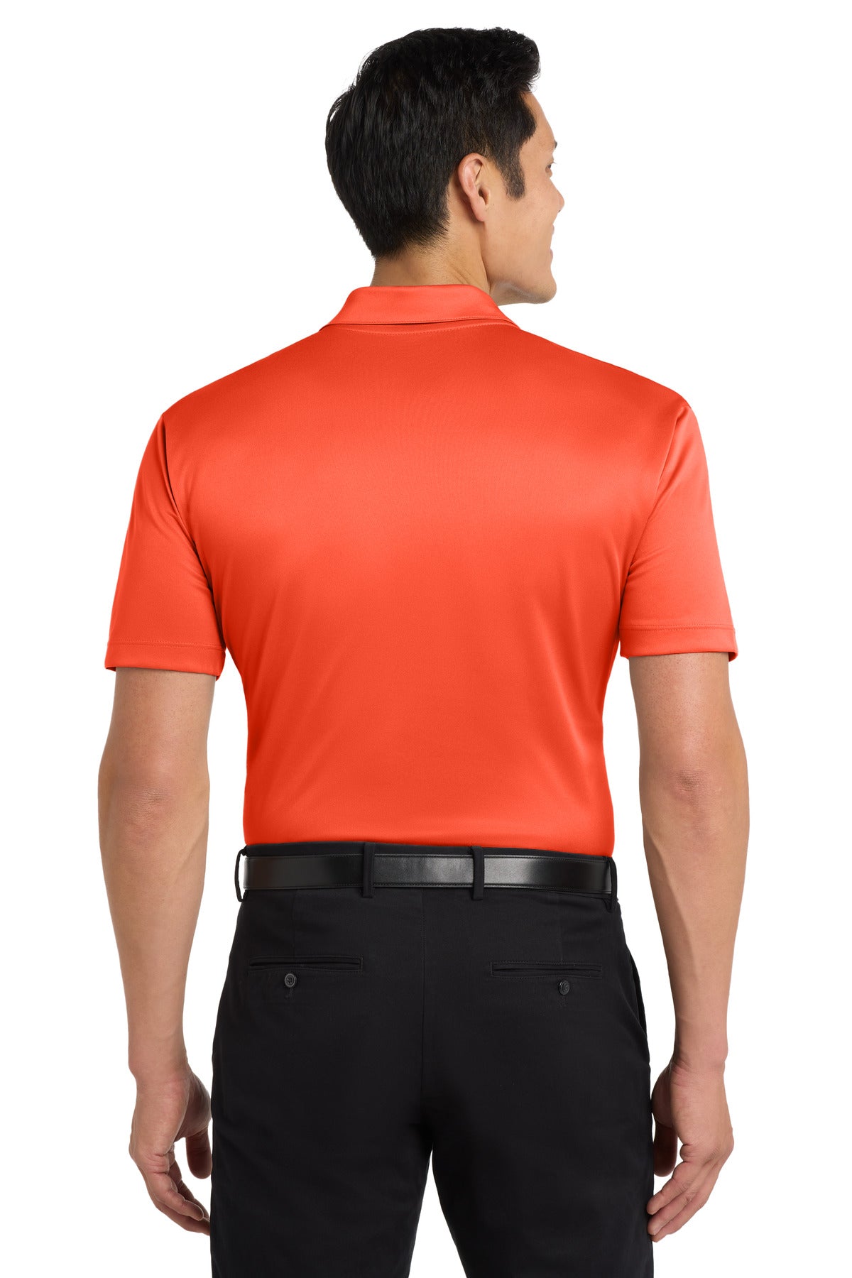 Port Authority Silk Touch Performance Polo. K540 Neon Orange
