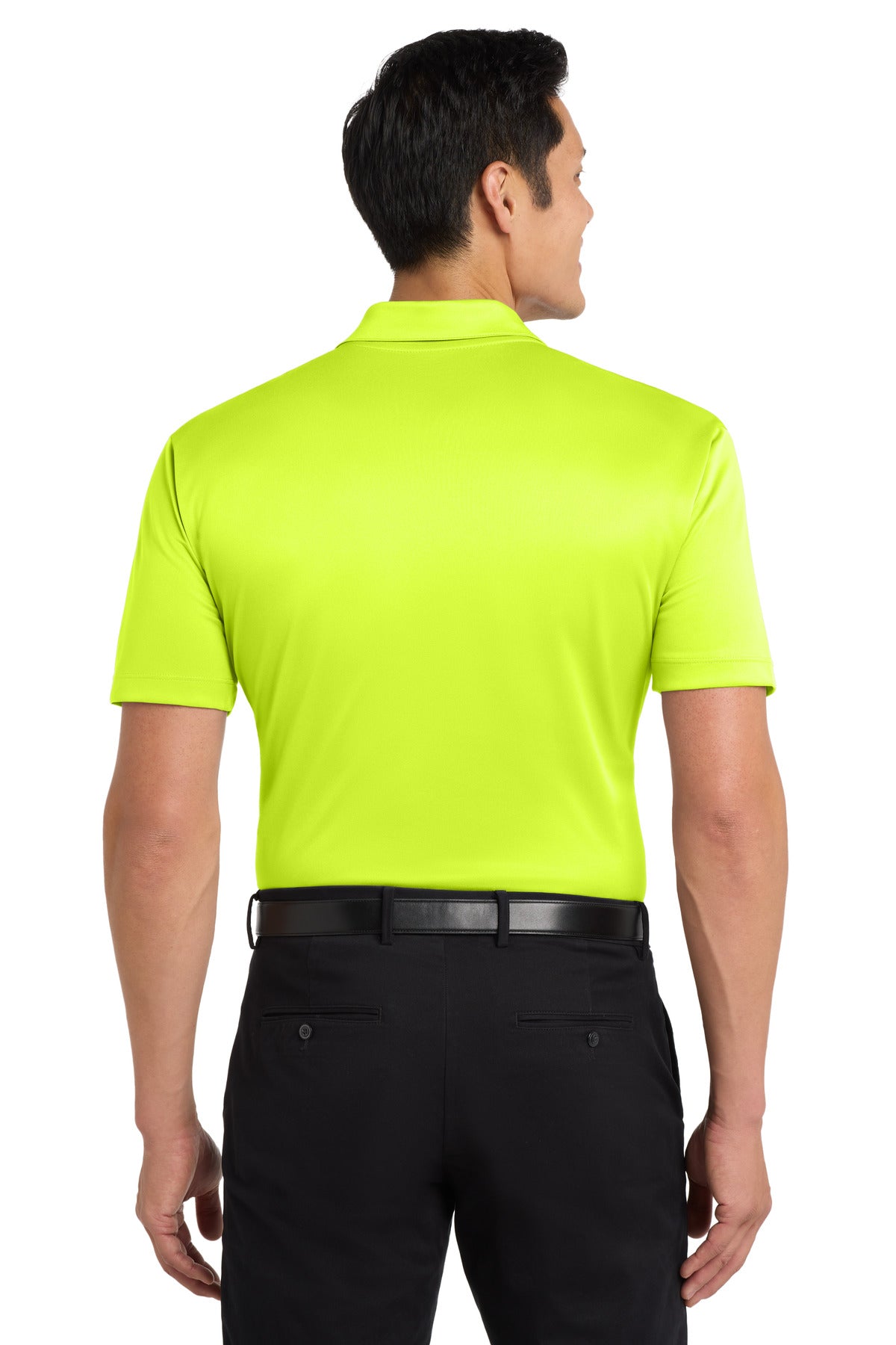 Port Authority Silk Touch Performance Polo. K540 Neon Yellow