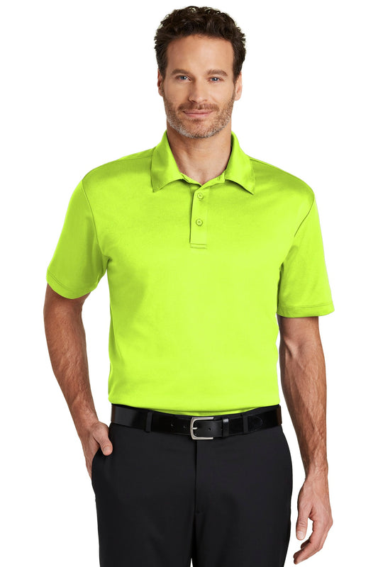 Port Authority Silk Touch Performance Polo. K540 Neon Yellow