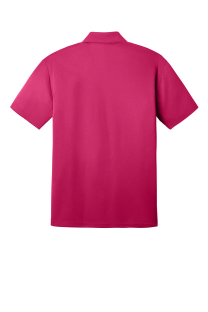 Port Authority Silk Touch Performance Polo. K540 Pink Raspberry
