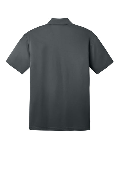Port Authority Silk Touch Performance Polo. K540 Steel Grey