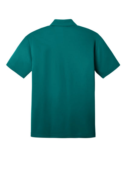 Port Authority Silk Touch Performance Polo. K540 Teal Green