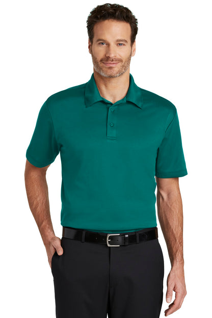 Port Authority Silk Touch Performance Polo. K540 Teal Green