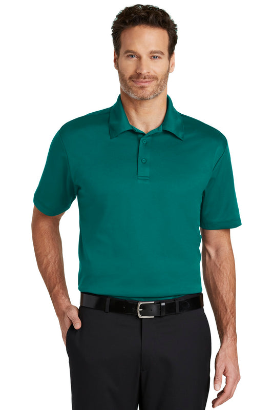 Port Authority Silk Touch Performance Polo. K540 Teal Green