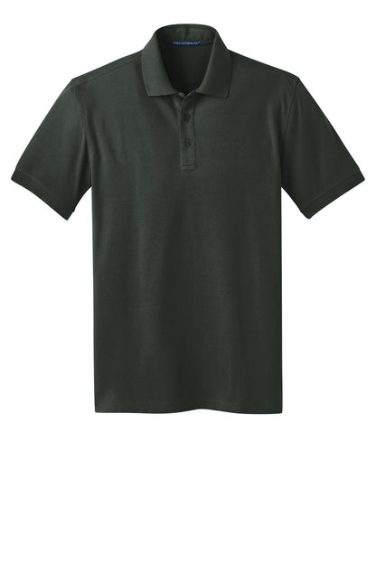 Port Authority Stretch Pique Polo. K555 Grey Smoke