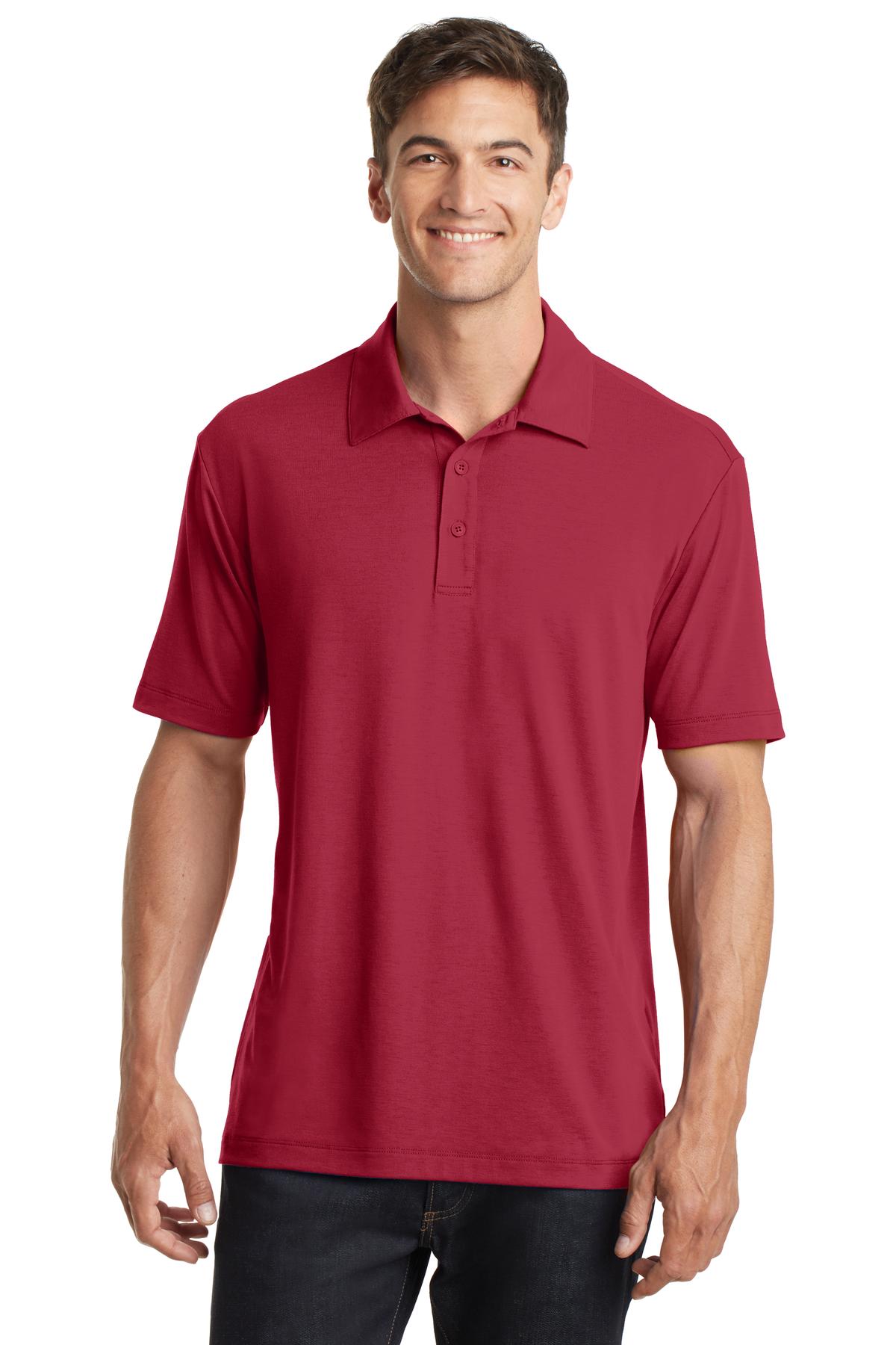 Port Authority Cotton Touch Performance Polo. K568 Chili Red