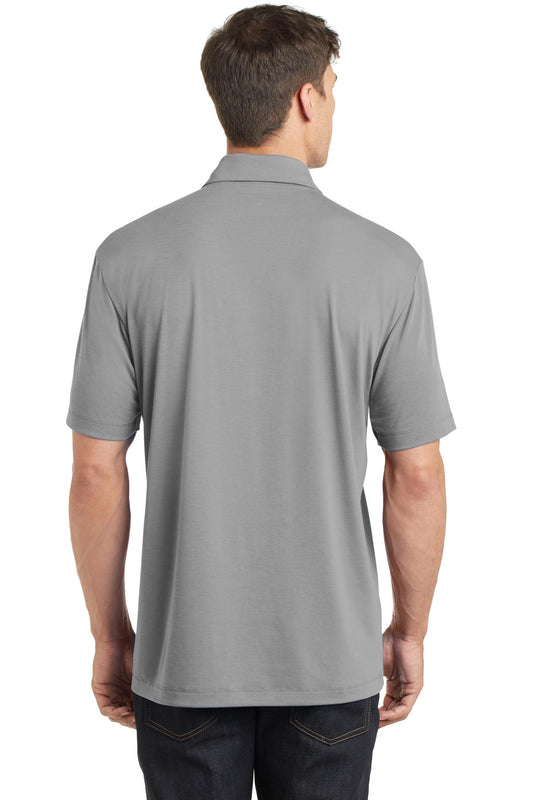 Port Authority Cotton Touch Performance Polo. K568 Frost Grey