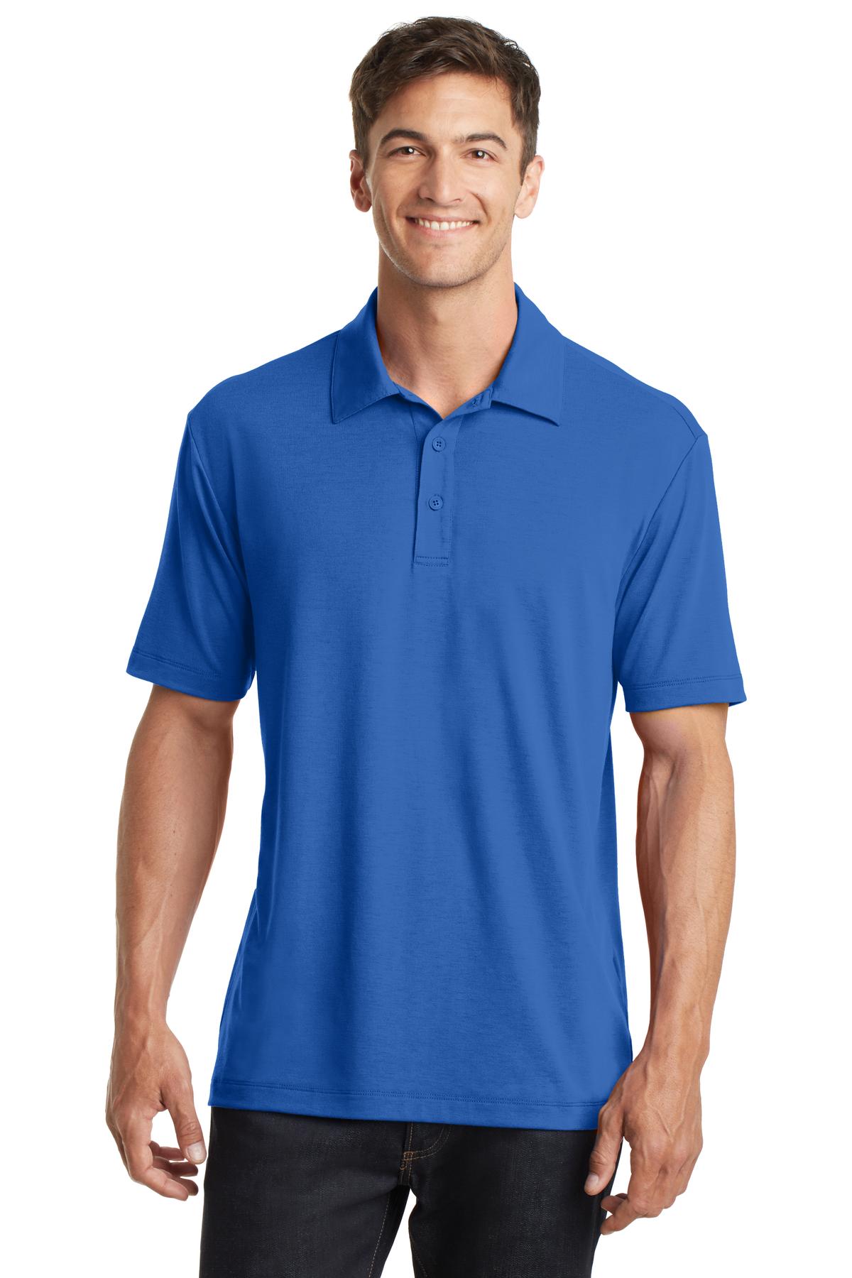 Port Authority Cotton Touch Performance Polo. K568 Strong Blue