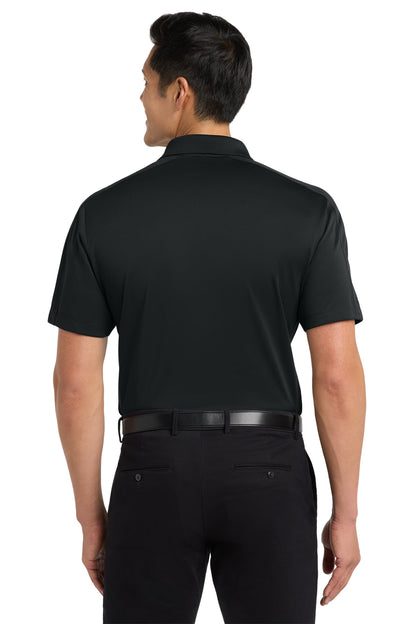 Port Authority Diamond Jacquard Polo K569 Black